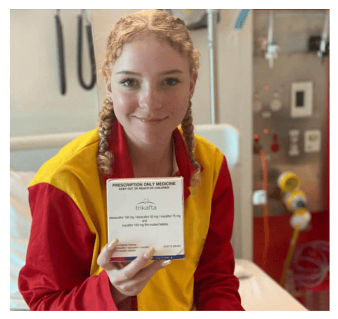 Kiah's Trikafta journey